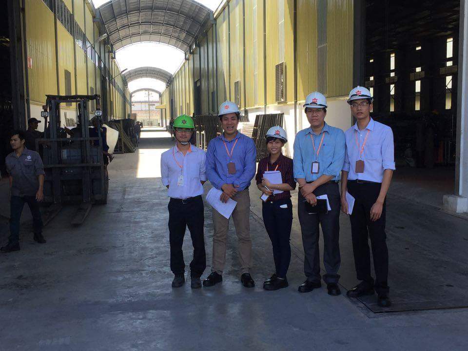 Đội tư vấn của DIP Vietnam đến Saki khảo sát